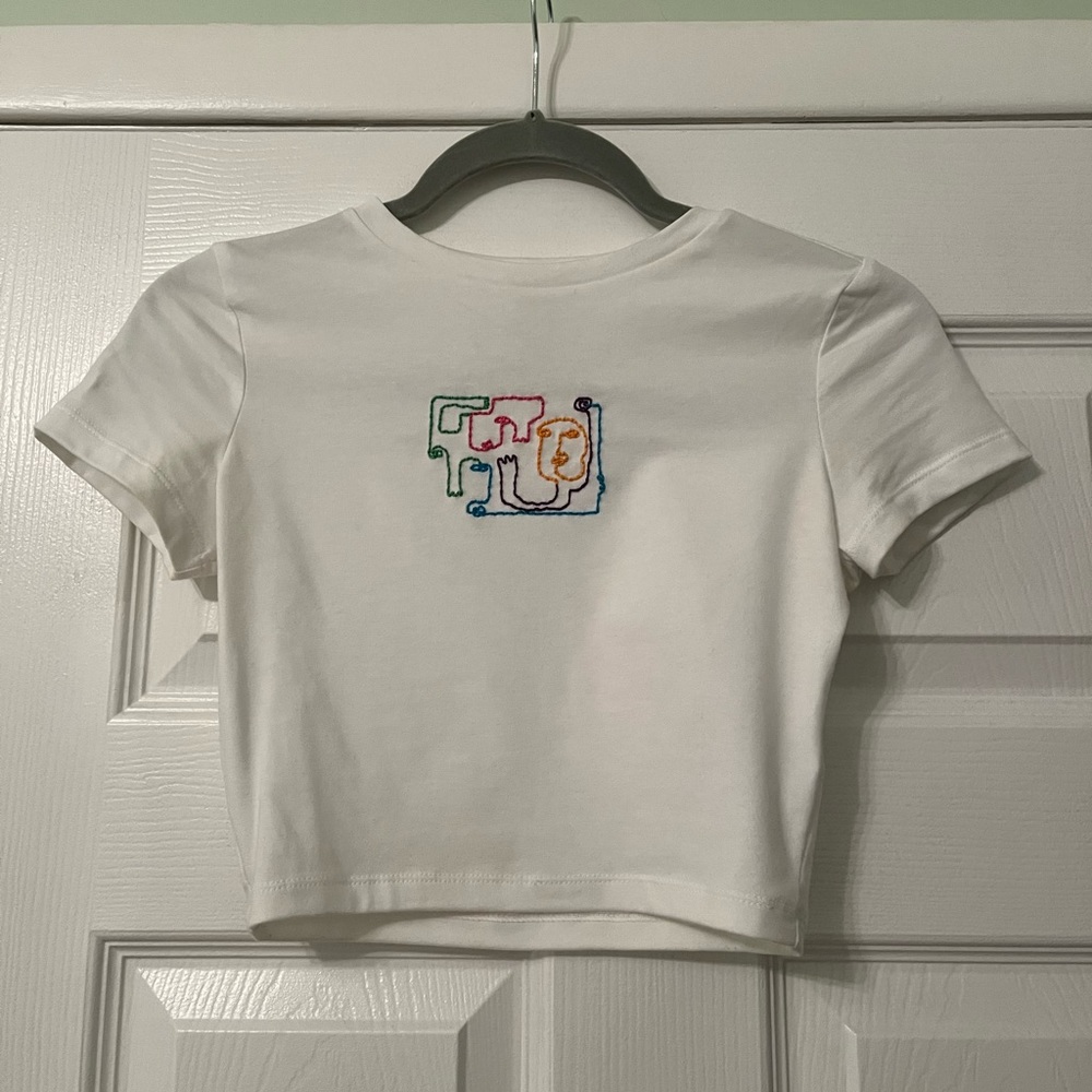 Abstract baby tee- place offer
